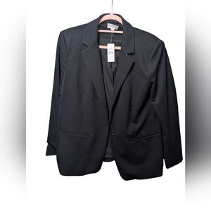 NWT Loft Black Blazer 14 Petite